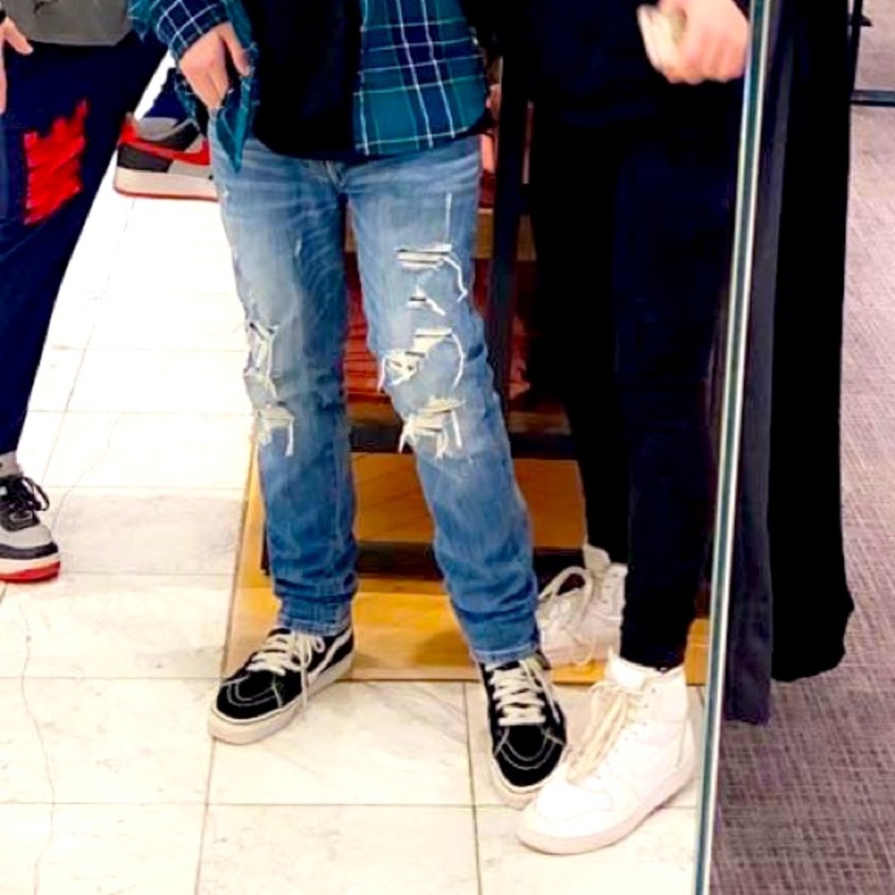 Ripped jeans